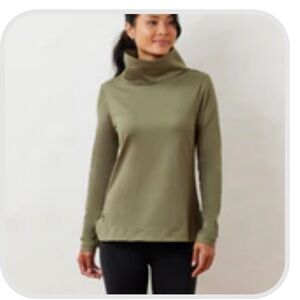 Dudley Stephens Alpine Long Sleeve Turtleneck in Repreve Jersey